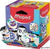 Radír display, vegyes minták, MAPED 'Ergo Fun Multicolor'