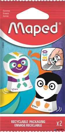 Radír, vegyes minták, MAPED 'Ergo Fun Multicolor'