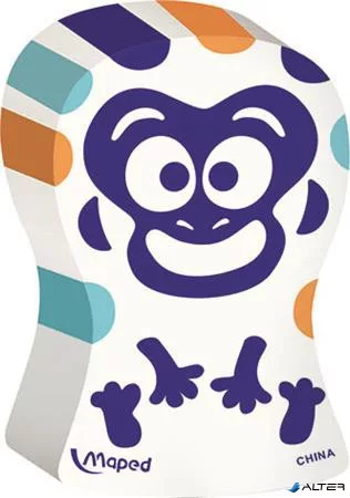 Radír, vegyes minták, MAPED "Ergo Fun Multicolor"