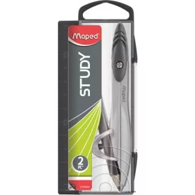 Körző, adapterrel, MAPED 'Study', vegyes színek