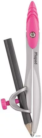 Körző, adapterrel, MAPED 'Study', vegyes színek