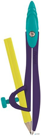 Körző, adapterrel, MAPED 'Pixel Party Study'