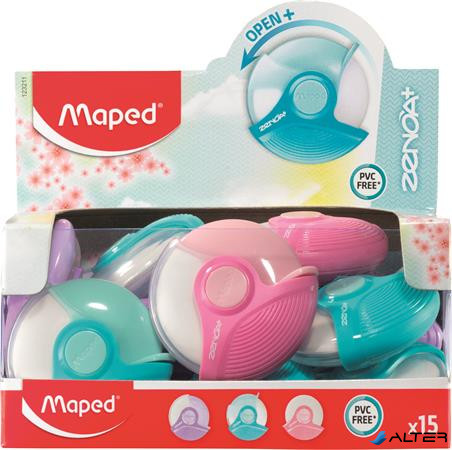 Radír display, MAPED "Zenoa Plus", pasztell színek