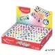 Radír display, kockamintás, MAPED „Checkerboards”, vegyes minták
