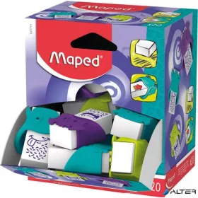   Radír display, MAPED "Little Monster", vegyes színek