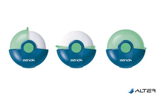 Radír, műanyag tokos, utántöltővel, MAPED "Zenoa", vegyes színek