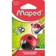 Hegyező, egylyukú, tartályos, MAPED 'Croc Croc Easy', katica és bálna, vegyes formák
