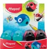 Hegyező display, egylyukú, tartályos, MAPED 'Croc Croc Easy', katica és bálna, vegyes formák