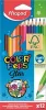 Színes ceruza készlet, háromszögletű, MAPED "Color'Peps Star", 12 különböző szín