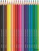 Színes ceruza készlet, háromszögletű, MAPED 'Color'Peps Star', 18 különböző szín