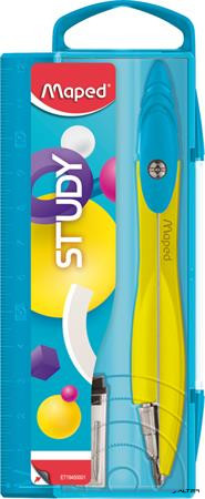 Körző, heggyel, MAPED 'Study Pop', vegyes színek