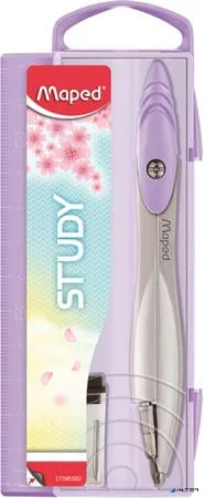 Körző, heggyel, MAPED 'Study', vegyes pasztell színek