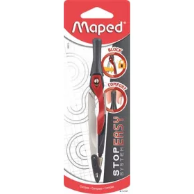   Körző, rögzíthető lábakkal, MAPED "Stop System Innovation"
