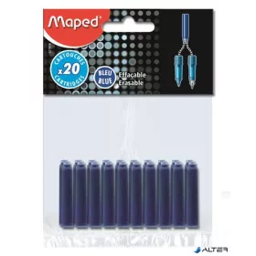 Töltőtoll patron, MAPED, kék