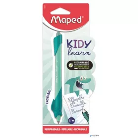   Írástanuló rollertoll, 0,7 mm, radírozható, MAPED "KIDY Learn MAGIC", cápa, türkiz