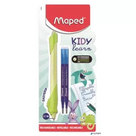   Írástanuló rollertoll, utántöltővel, 0,7 mm, radírozható, MAPED "KIDY Learn MAGIC", vegyes minták