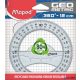 Szögmérő, műanyag, 360°, MAPED 'Geometric'
