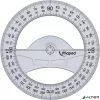 Szögmérő, műanyag, 360°, MAPED "Geometric"
