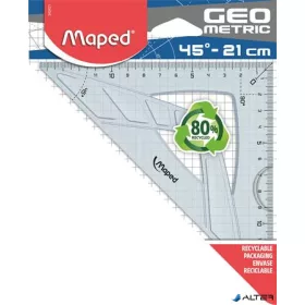   Háromszög vonalzó, műanyag, 45°, 14 cm, MAPED "Geometric"
