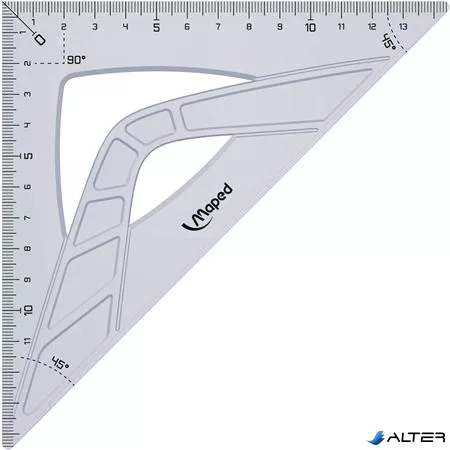 Háromszög vonalzó, műanyag, 45°, 14 cm, MAPED "Geometric"