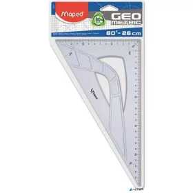   Háromszög vonalzó, műanyag, 60°, 25 cm, MAPED 'Geometric'
