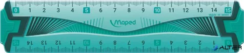 Vonalzó, műanyag, hajlítható, 15 cm, MAPED "Flex"