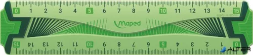 Vonalzó, műanyag, hajlítható, 15 cm, MAPED "Flex"