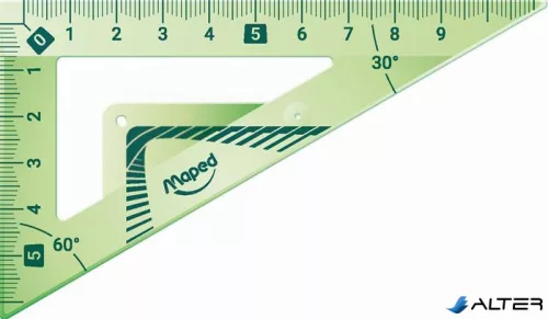 Vonalzókészlet, kicsi, műanyag, hajlítható, 4 darabos, MAPED "Flex"