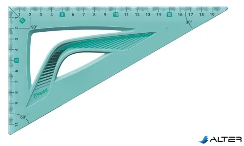 Vonalzókészlet, műanyag, hajlítható, 4 darabos, MAPED "Flex"