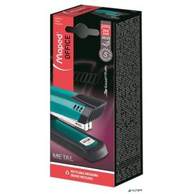   Tűzőgép, 24/6, 26/6, 20 lap, MAPED "Essentials Half-Strip", türkiz