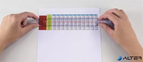 Olvasó nagyító, 25 cm, tokkal, MAPED "Kidy Learn"