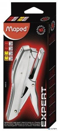 Tűzőgép, kézi, 24/6, 26/6, 20 lap, MAPED "Expert Plier"