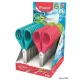 Olló display, iskolai, 13 cm, MAPED "Essentials Pulse", vegyes színek