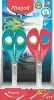 Olló display, iskolai, 13 cm, MAPED "Essentials Pulse", vegyes színek
