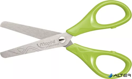 Olló display, iskolai, 13 cm, MAPED 'Essentials Pulse', vegyes színek