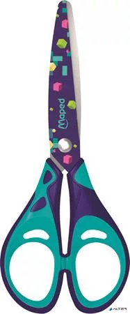 Olló, iskolai, 13 cm, MAPED 'Pixel Party'