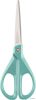 Olló, irodai, 17 cm, MAPED "Essentials Green", türkizkék