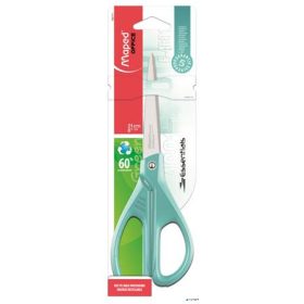   Olló, irodai, 21 cm, MAPED 'Essentials Green', türkizkék