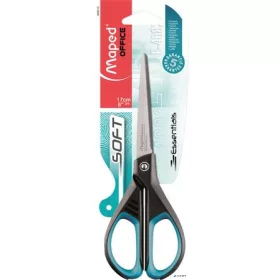 Olló, irodai, 17 cm, MAPED "Essentials Soft"