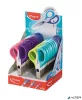 Olló display, iskolai, 13 cm, MAPED 'Sensoft Asym', vegyes színek