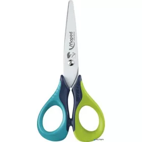 Olló, iskolai, 13 cm, balkezes, MAPED 'Sensoft'