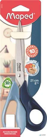Olló, általános, 21 cm, MAPED „Multiuse Advanced Asym”, vegyes színek
