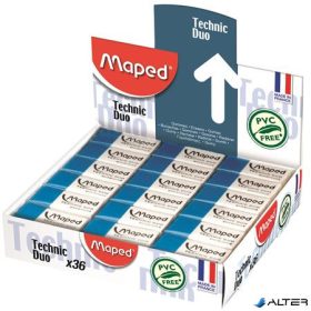 Radír display, kombinált, MAPED "Technic Duo"