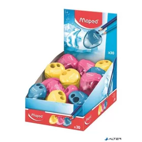   Hegyező display, kétlyukú, tartályos, MAPED "I-Gloo", vegyes színek