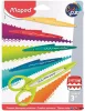 Olló, kreatív, cserélhető penge, MAPED "Créa Cut", 5 különböző minta