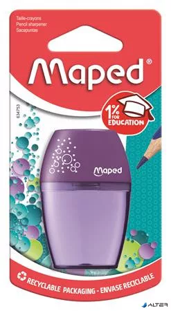 Hegyező, egylyukú, tartályos, MAPED "Shaker", vegyes színek