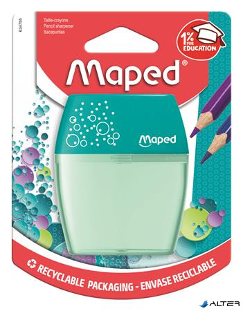 Hegyező, kétlyukú, tartályos, MAPED "Shaker", vegyes színek
