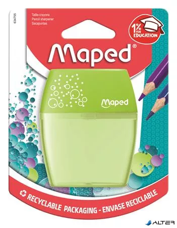 Hegyező, kétlyukú, tartályos, MAPED "Shaker", vegyes színek