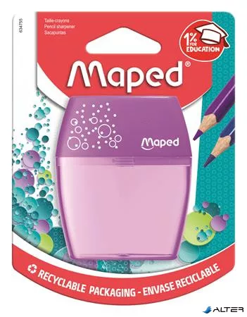 Hegyező, kétlyukú, tartályos, MAPED "Shaker", vegyes színek
