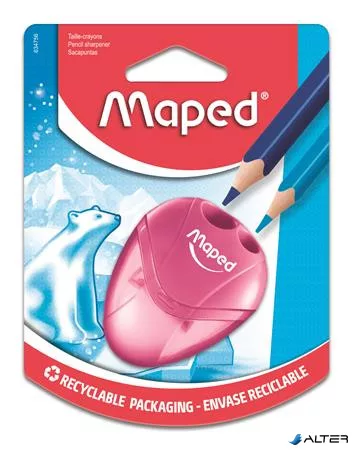 Hegyező, kétlyukú, tartályos, MAPED "I-Gloo", vegyes színek
